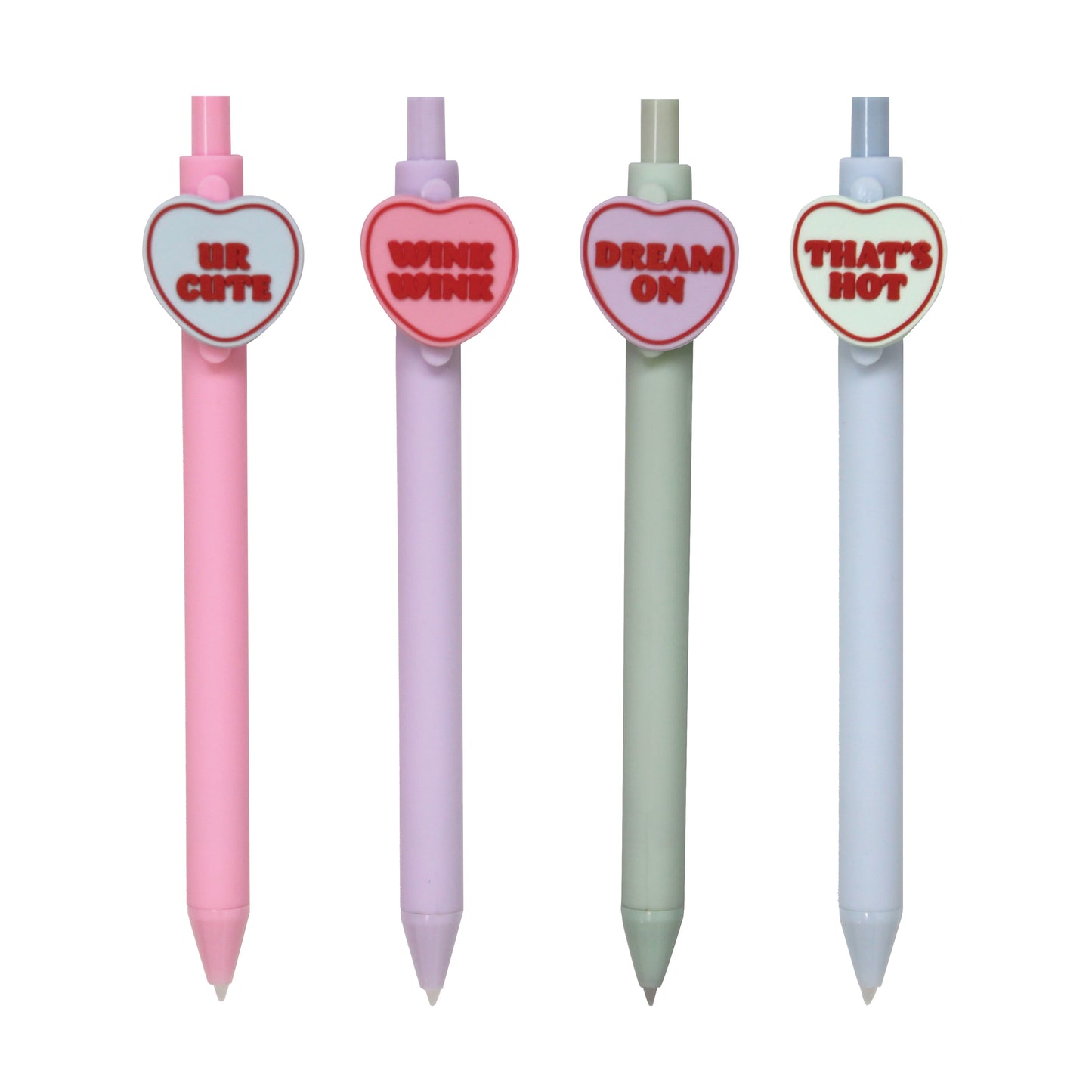 Candy Heart Pens 4Pk