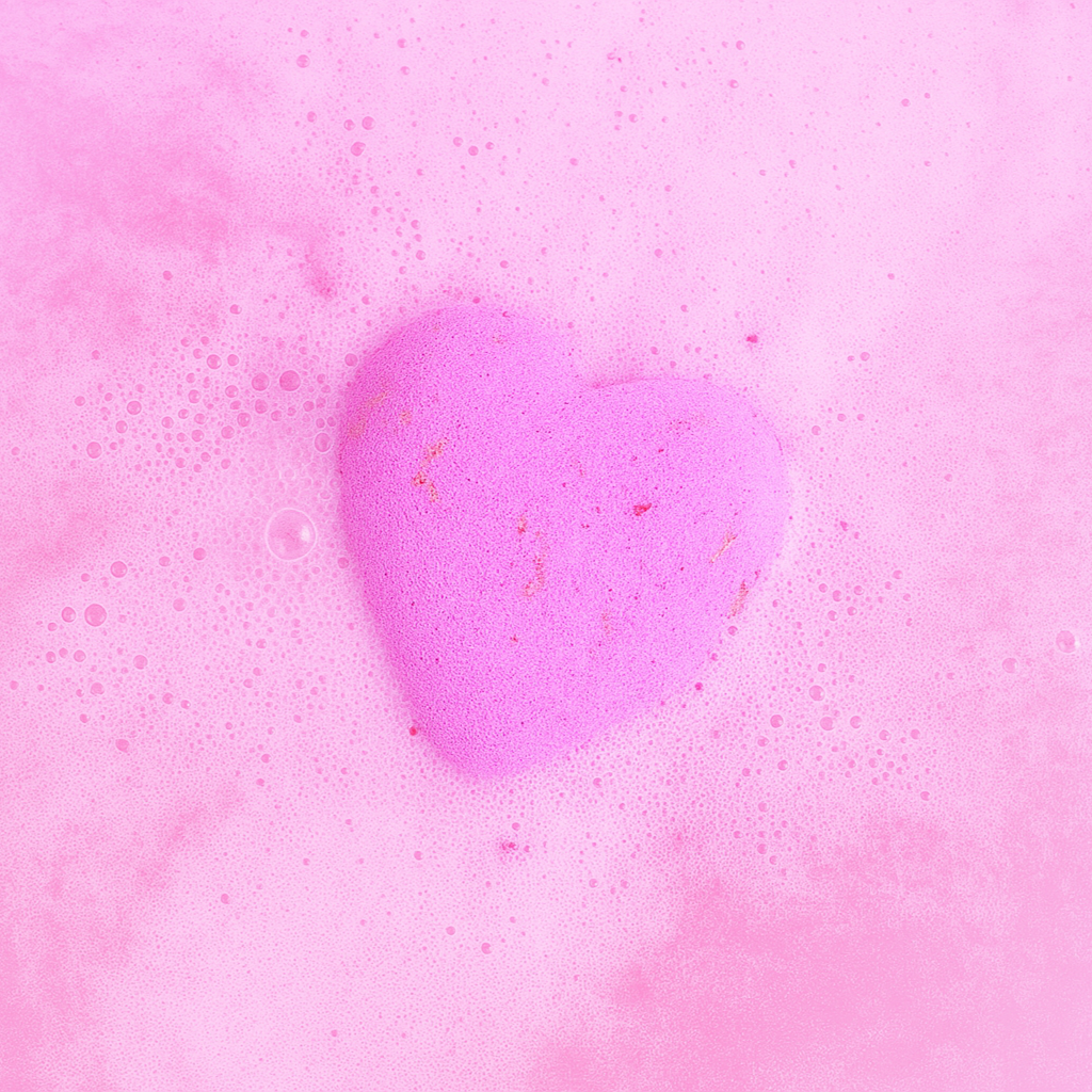 Heart Rainbow Bath Bomb