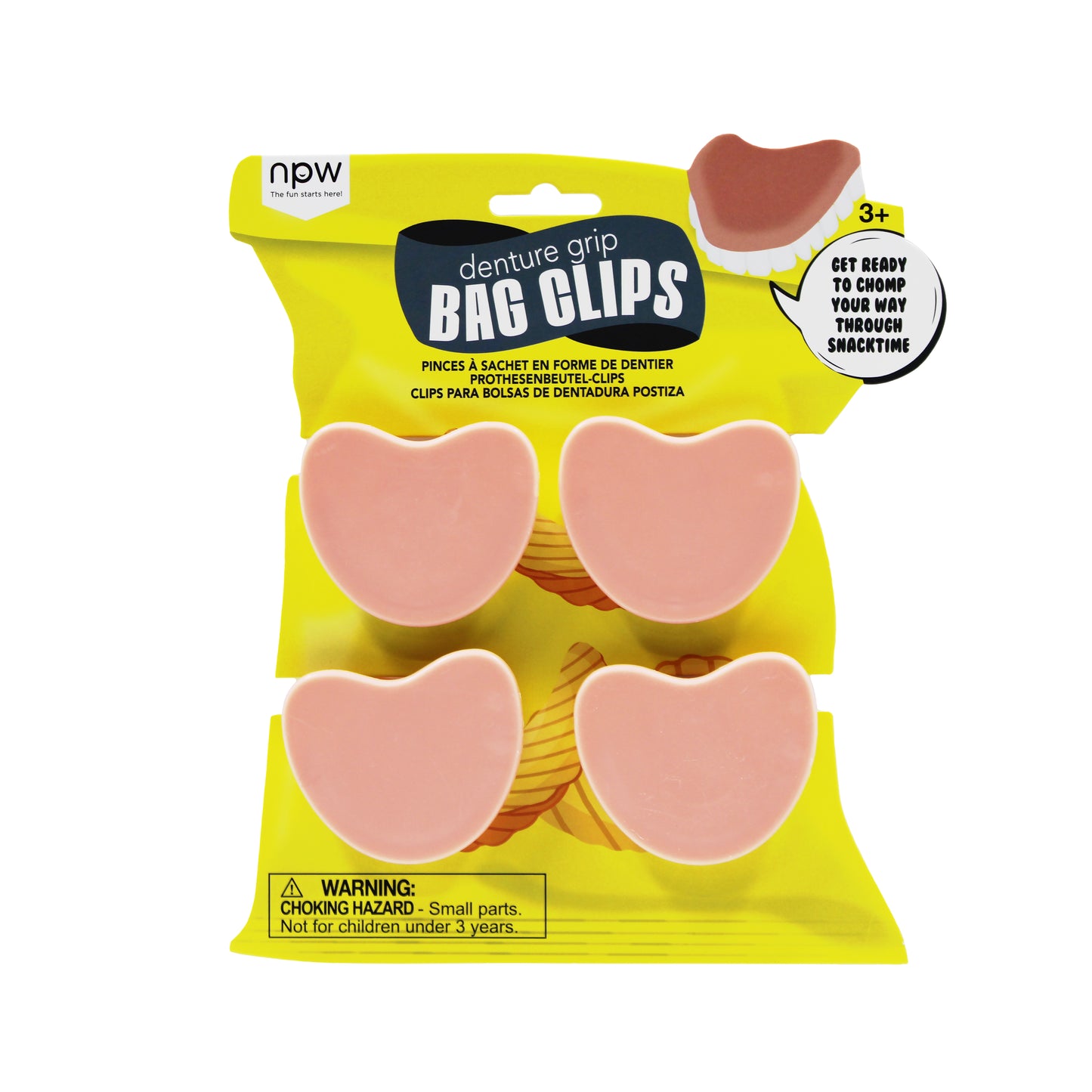 Denture Grip Bag Clip