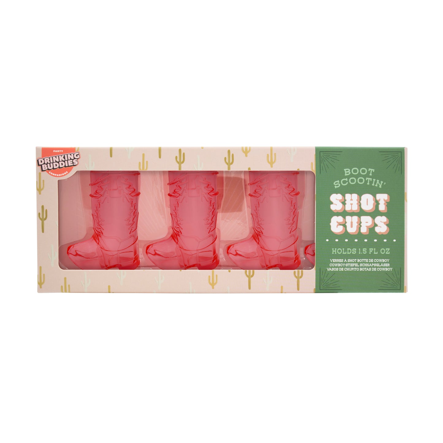 Boot Scootin' Shot Cups-4 Pack