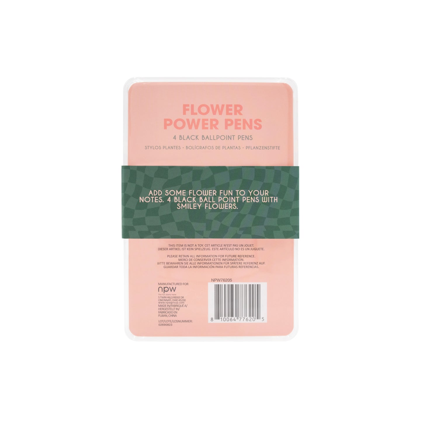 Flower Power Pens - 4 Pack