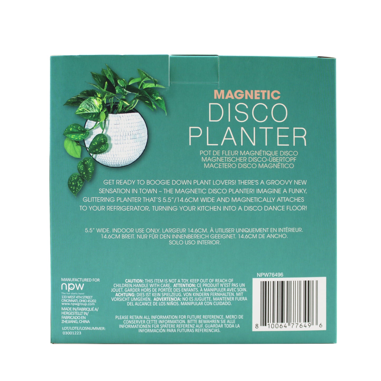 Magnetic Disco Planter