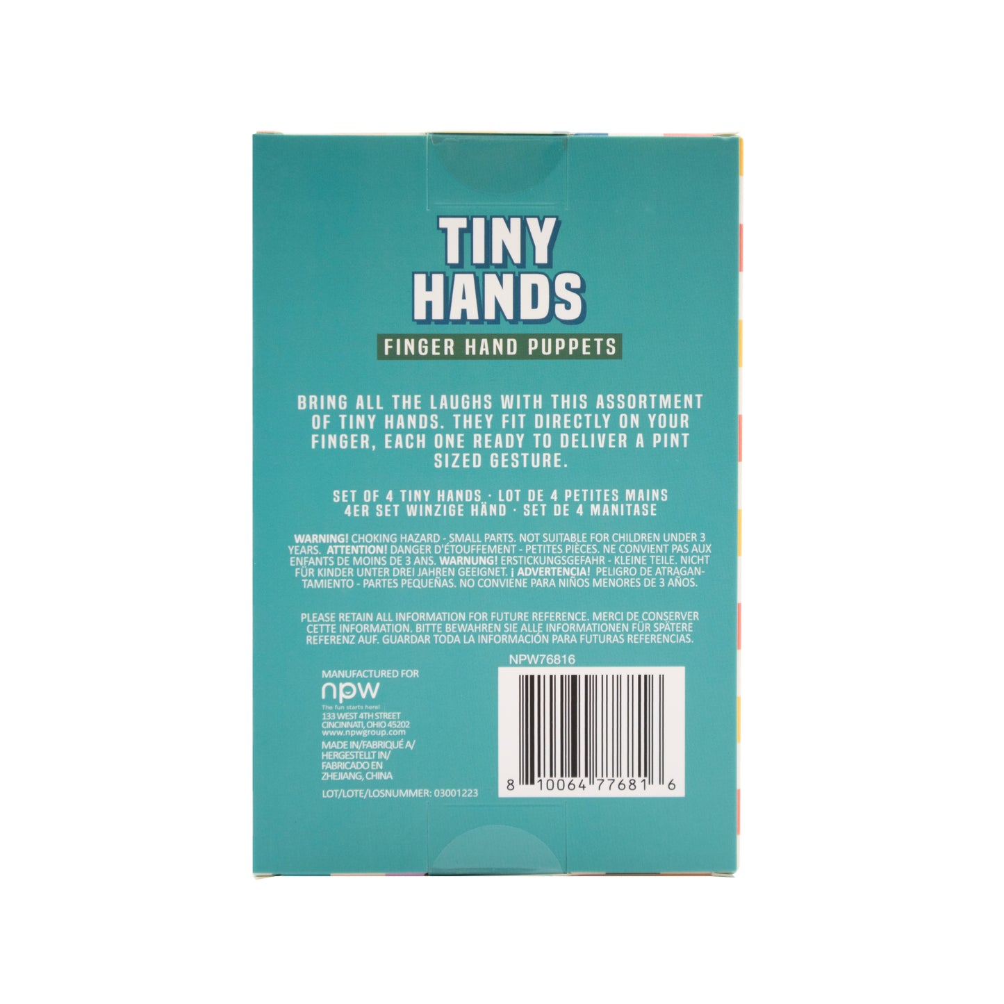 Tiny Hands Assorted- 4 Pack