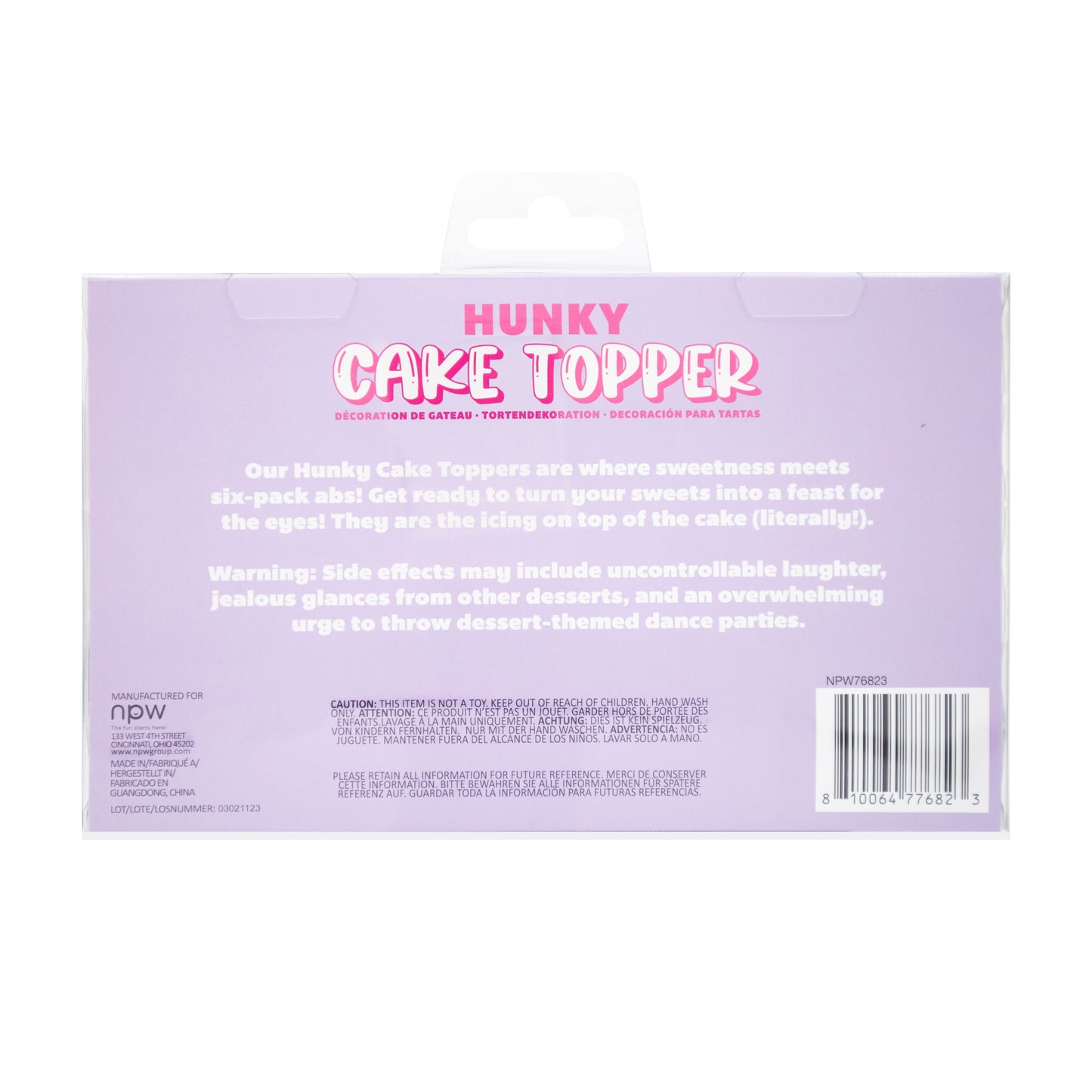 Hunky Cake Toppers-4 Pack