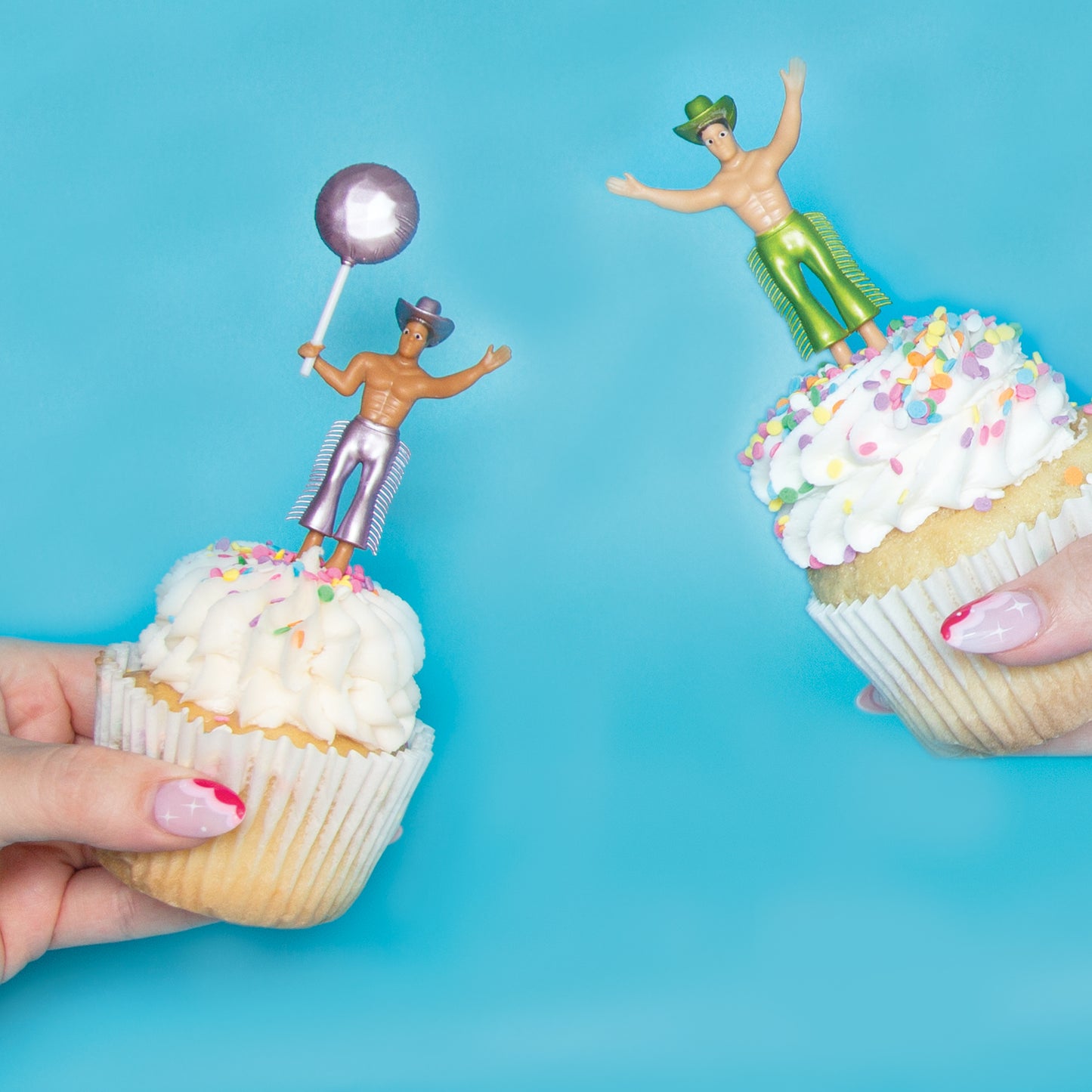 Hunky Cake Toppers-4 Pack