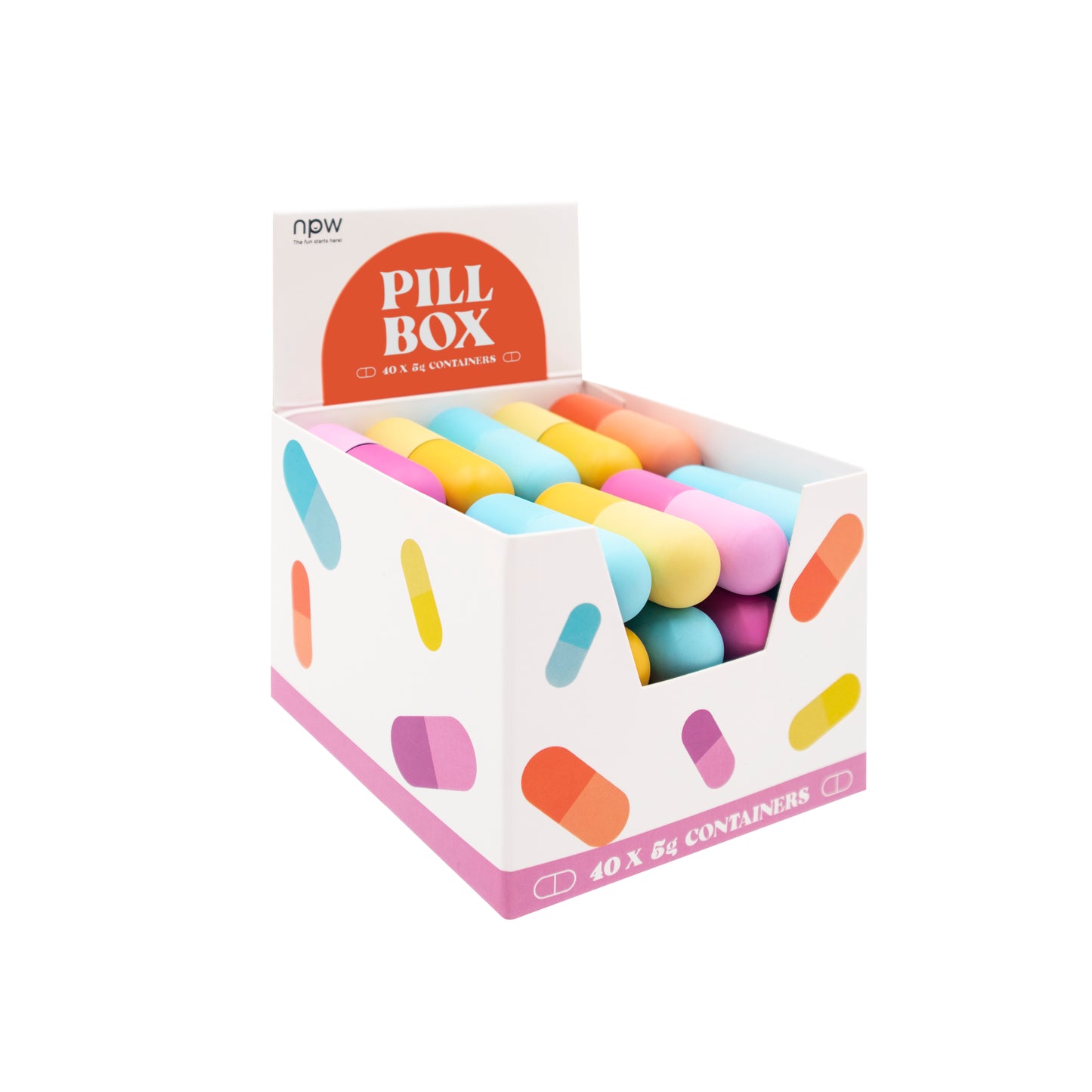 Small Pill Box - 40 Pack