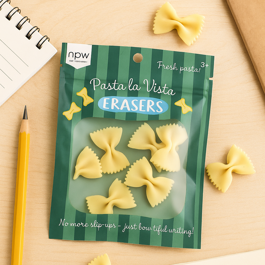 Pasta Mini Erasers