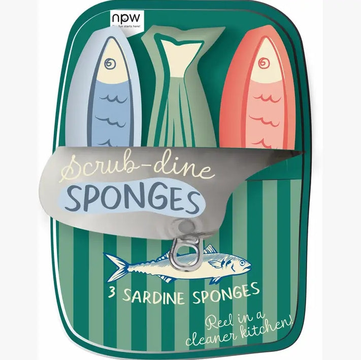 Sardine Sponges 3Pk