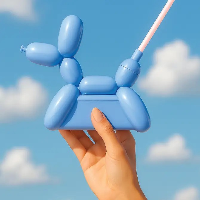 Balloon Dog Sipper
