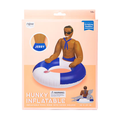 Inflatable Hunk Pool Ring: Jerry the Sailor
