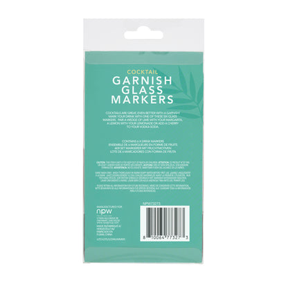 Cocktail Garnish Glass Drink Markers