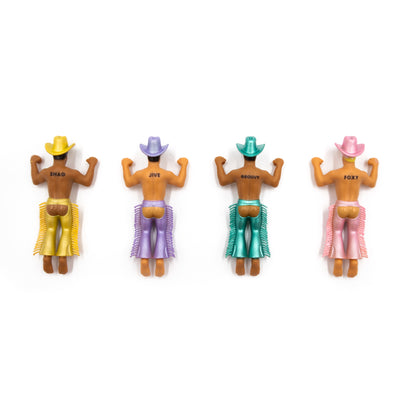 Disco Cowboy Drink Markers-4 Pack