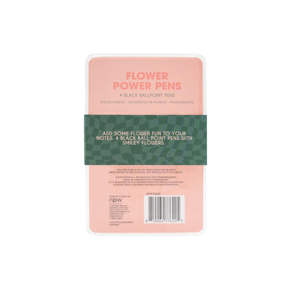Flower Power Pens - 4 Pack