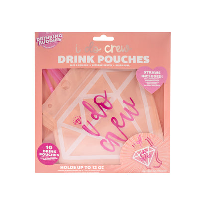 I Do Crew Drink Pouches-10 Pack