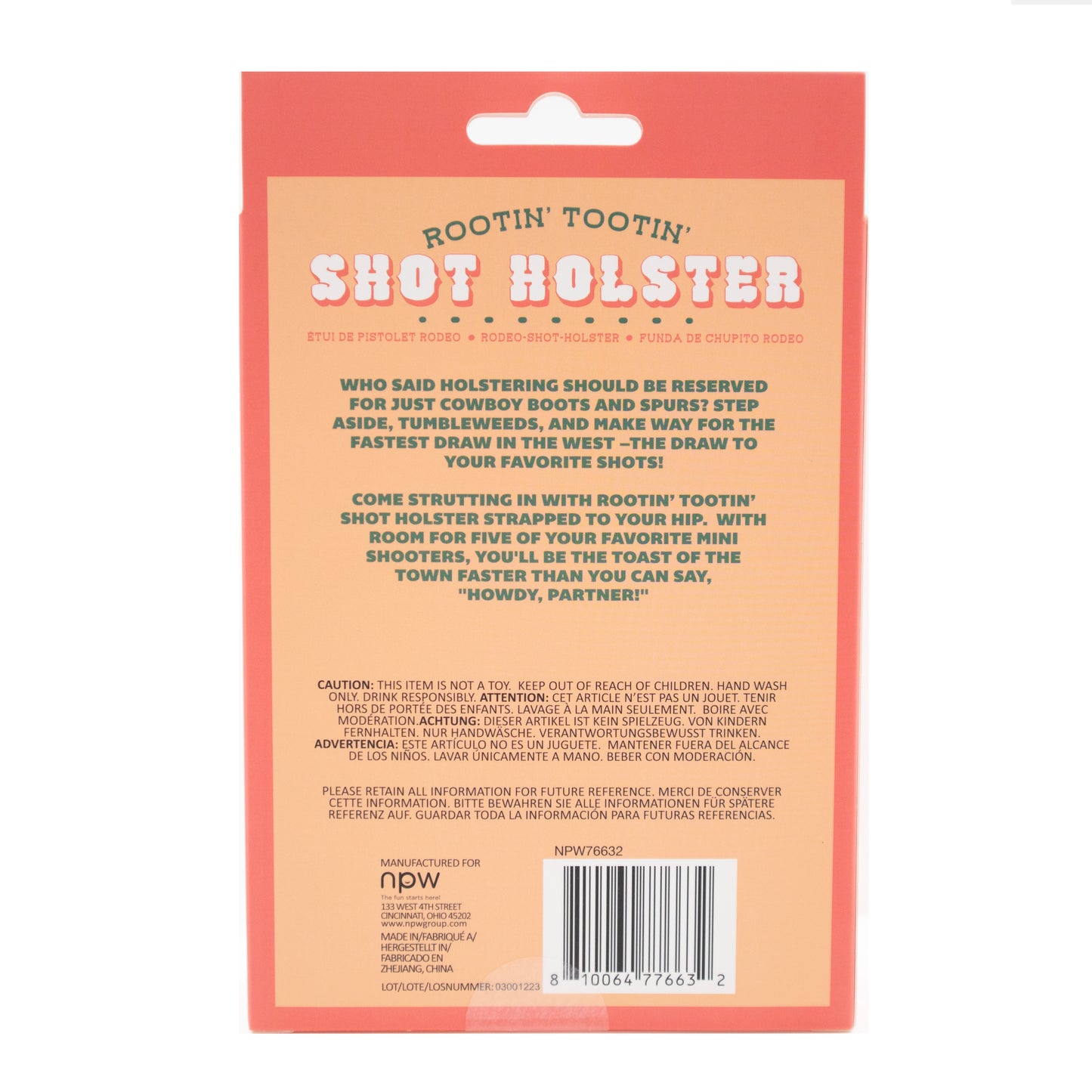 Rootin' Tootin' Shot Holster