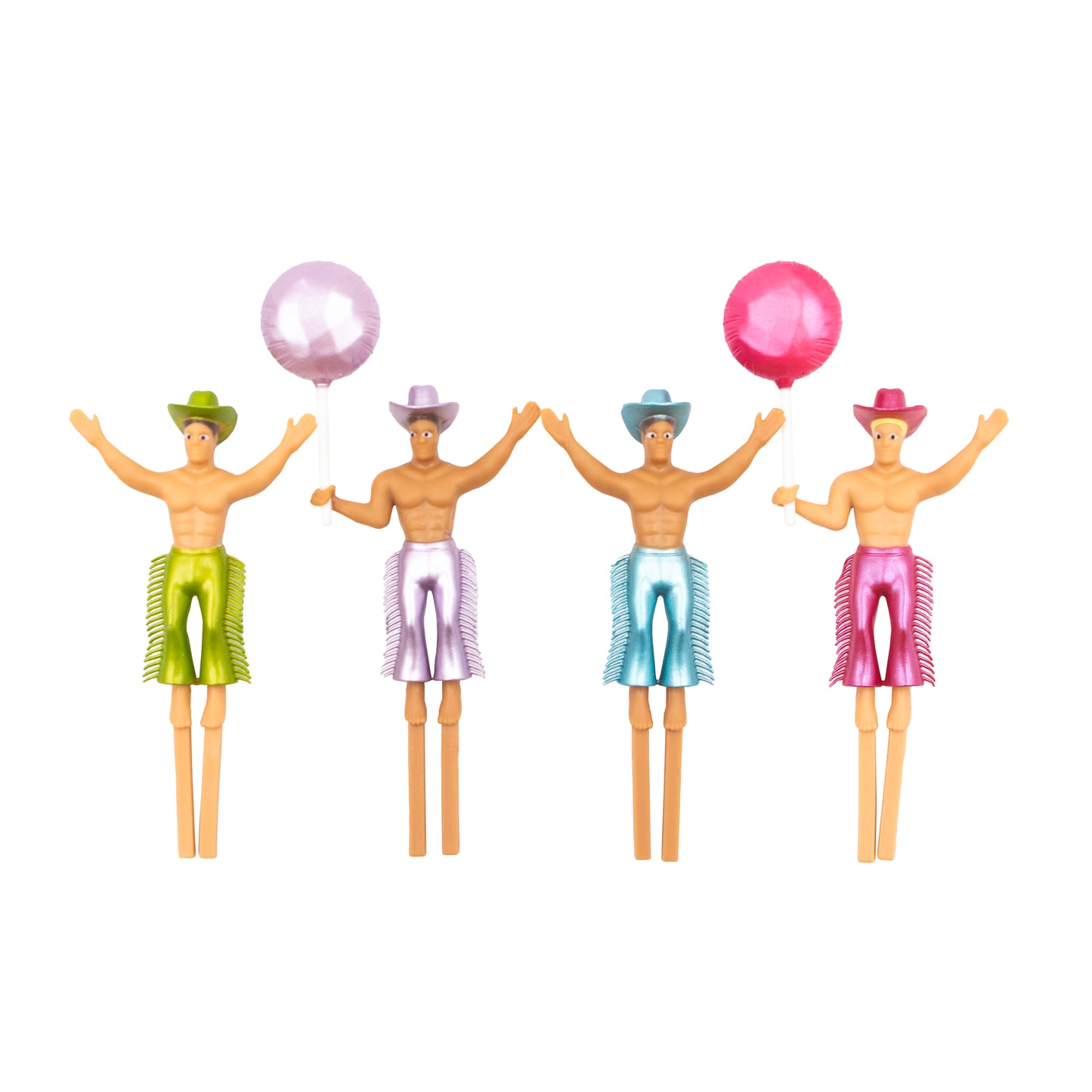Hunky Cake Toppers-4 Pack
