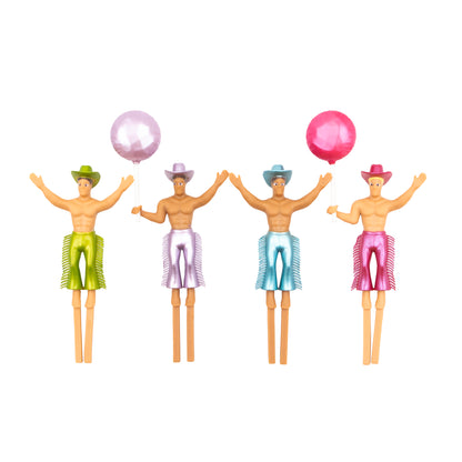 Hunky Cake Toppers-4 Pack