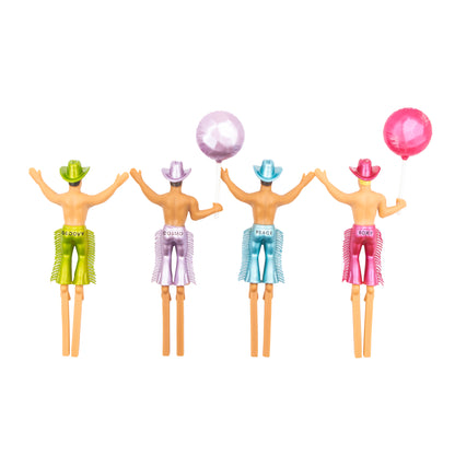Hunky Cake Toppers-4 Pack