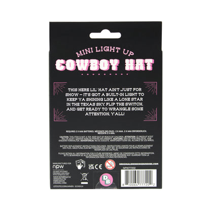 Mini Light Up Cowboy Hat