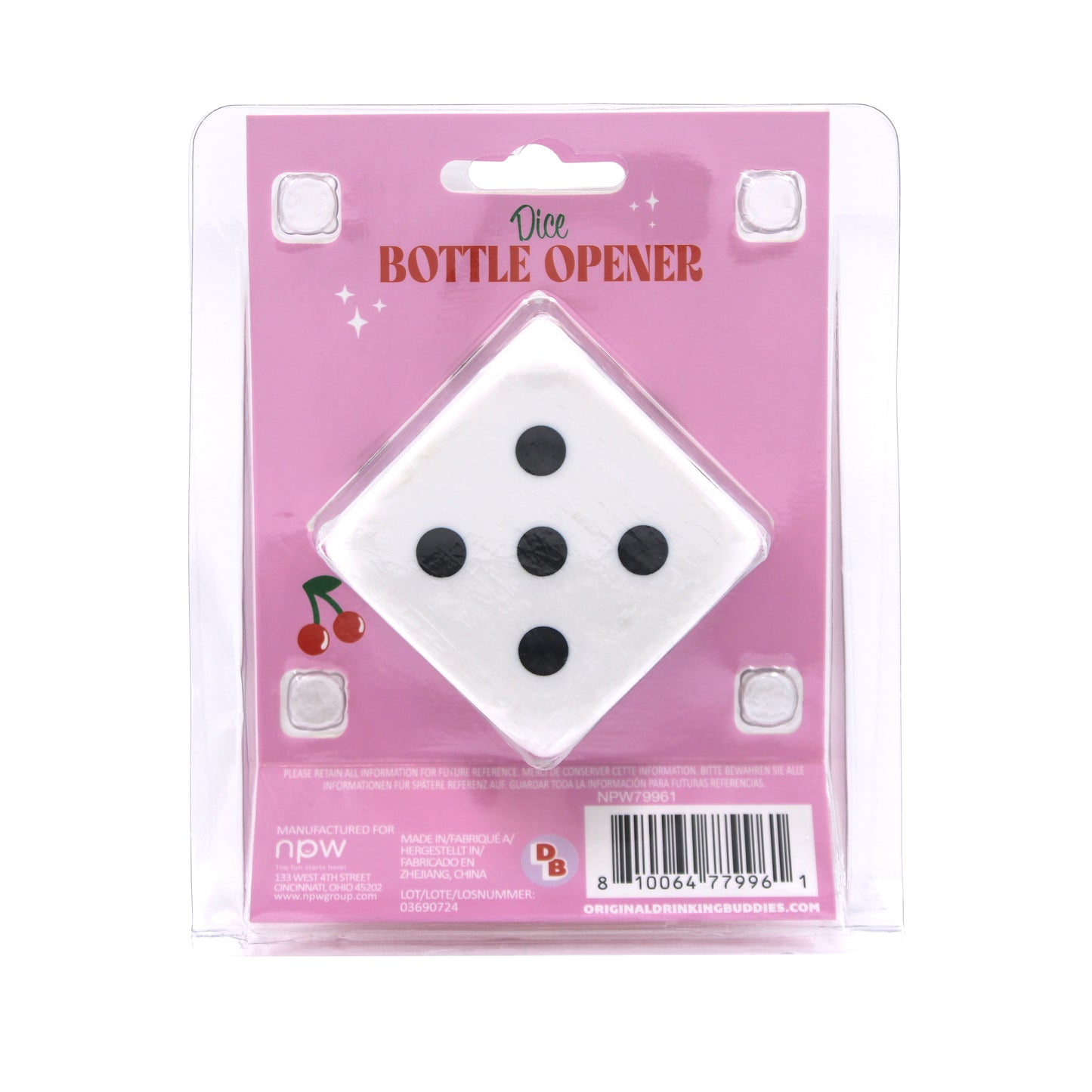 Lucky Dice Bottle Opener