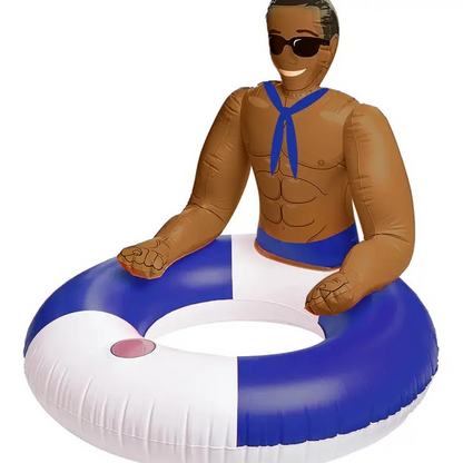 Hunky Inflatable Sailor Pool Float