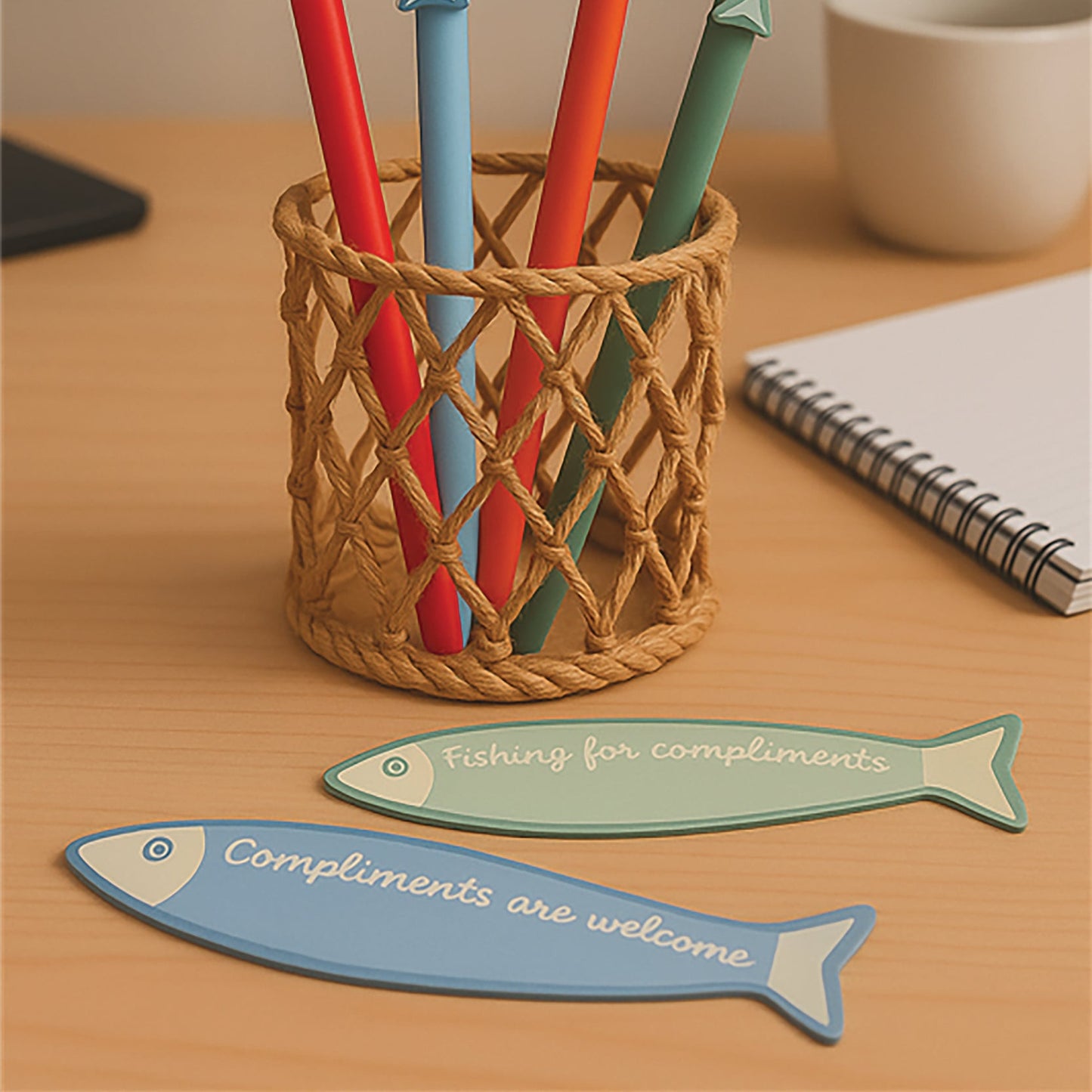 Fishing For Compliments Sticky Notes - 2 Pack