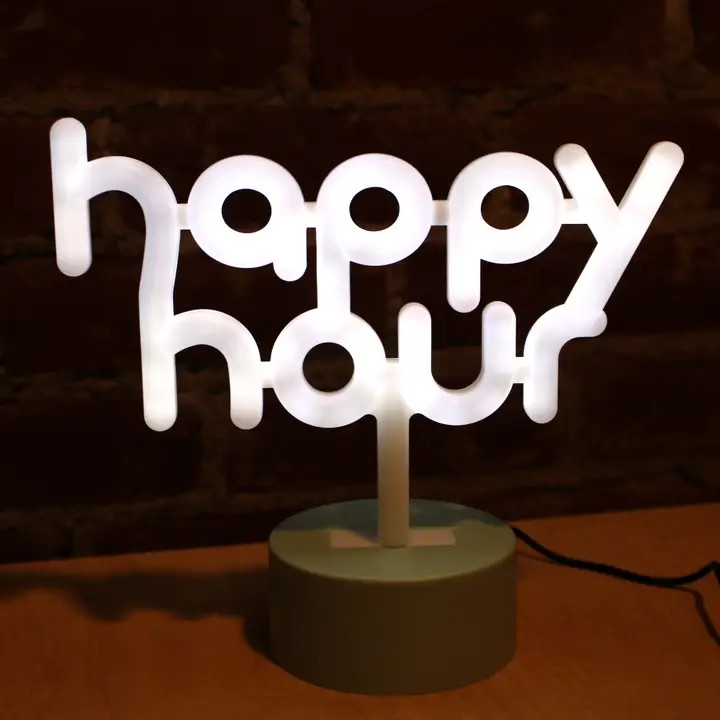 Happy Hour Neon Desk Light