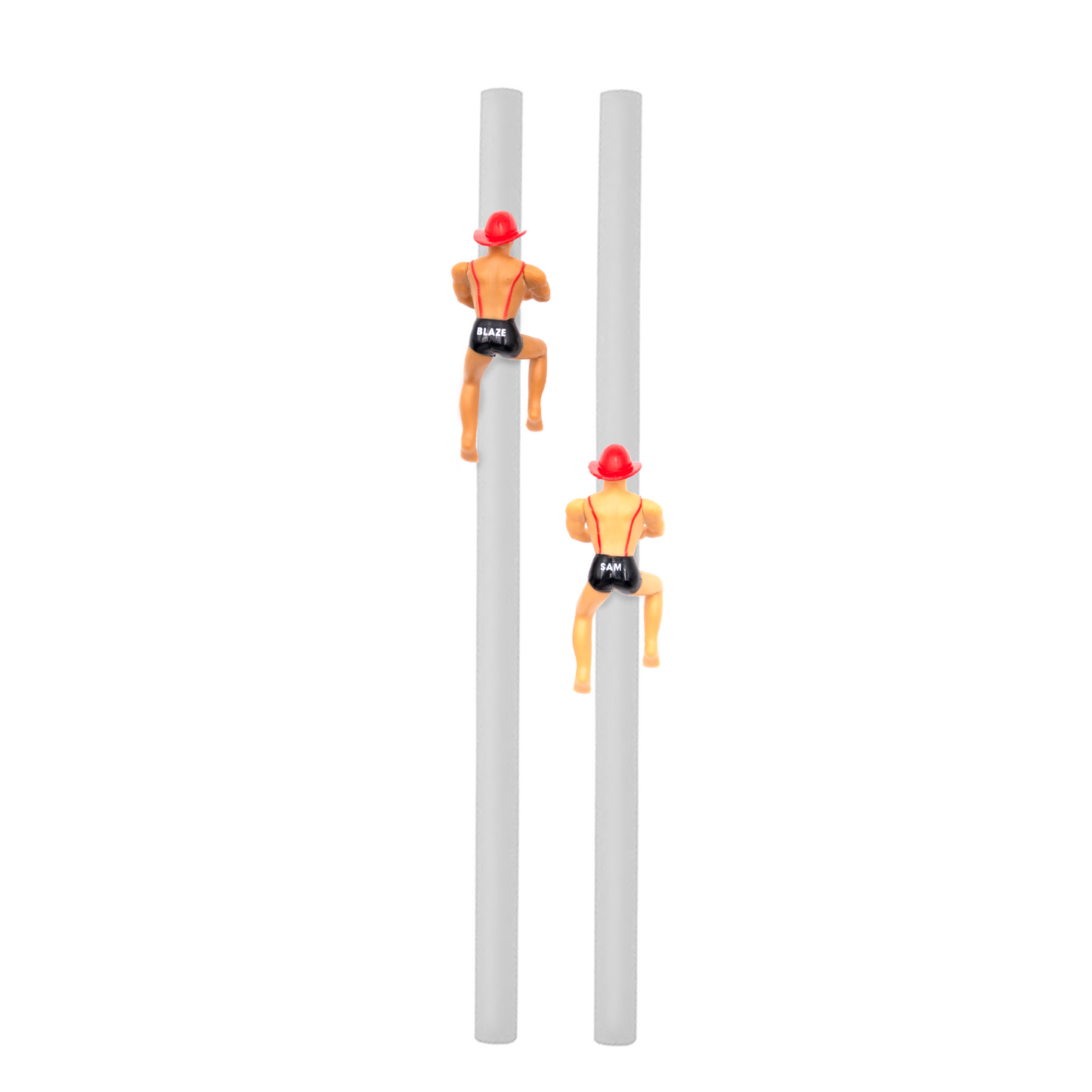 Fireman Buddies Straw and Drink Markers-2 Pack