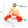 Inflatable Hunk Pool Ring: Chad the Lifeguard