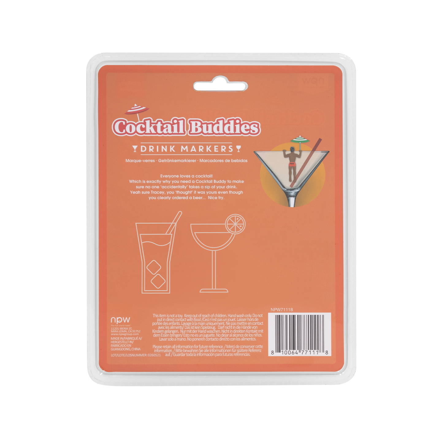 Cocktail Buddies Drink Markers