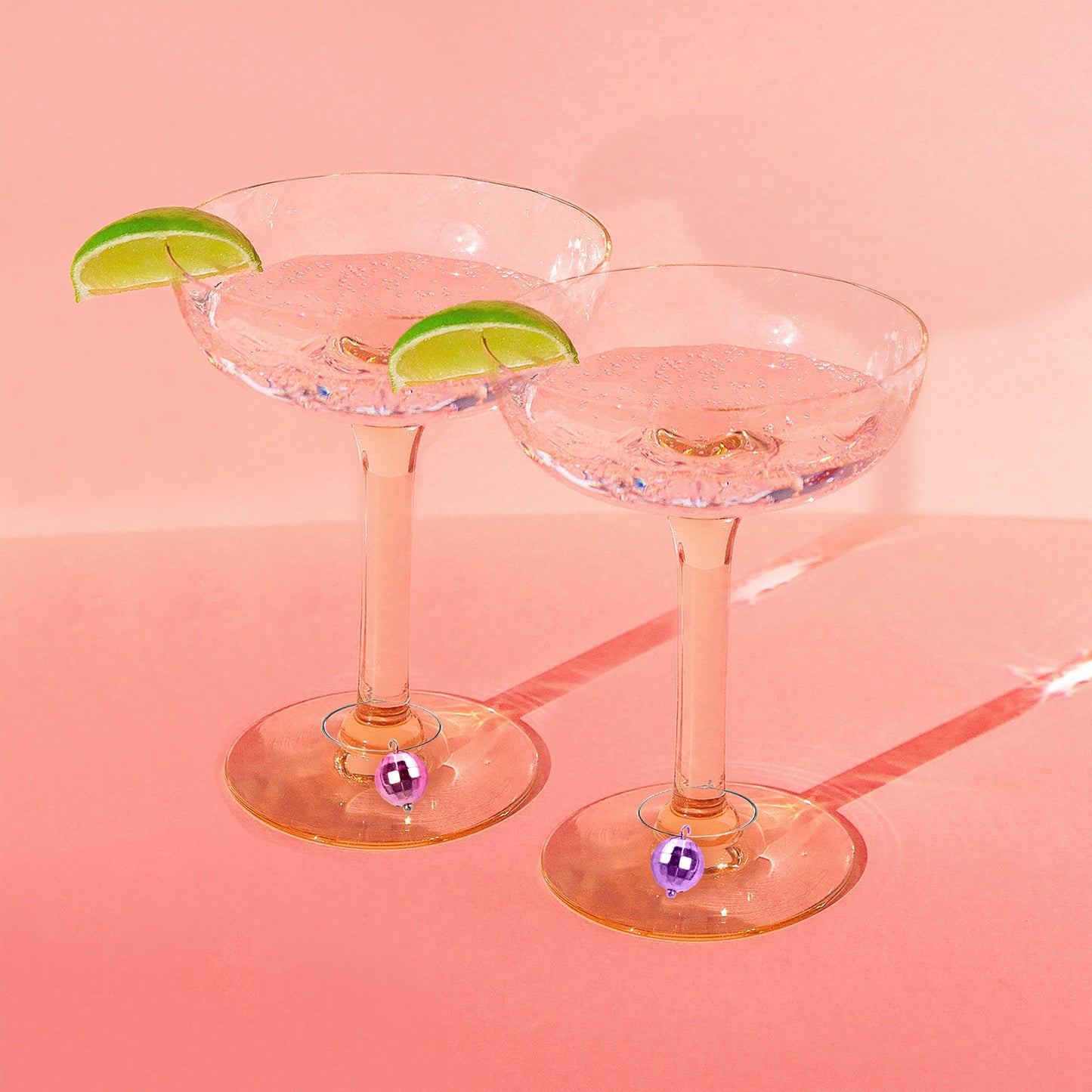 Disco Drink Charms-6 Pack