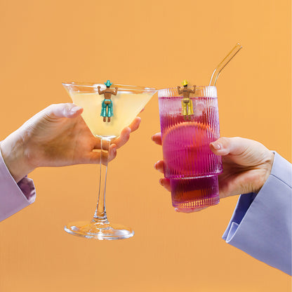 Disco Cowboy Drink Markers-4 Pack